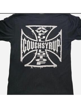 That's A Awful Lot Of Cough Syrup T-Shirt Black Medium